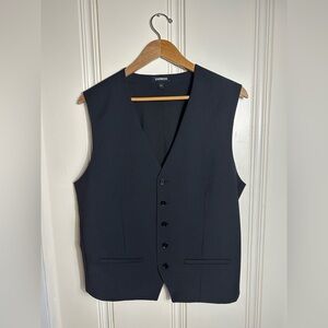 Express men’s vest, black, size Large